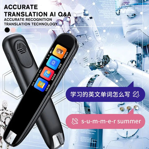 Smart Translator Pen – 112 Languages, Instant Voice & Text Scanner for Dyslexia & Autism.