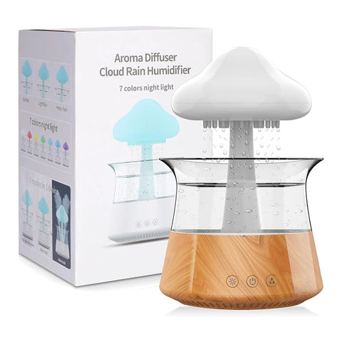 Rain Cloud Humidifier – 300ml, Aroma Diffuser, Night Light.