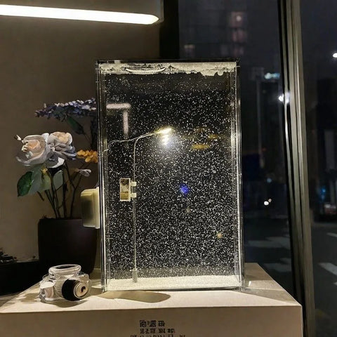 Snowy Night Lamp