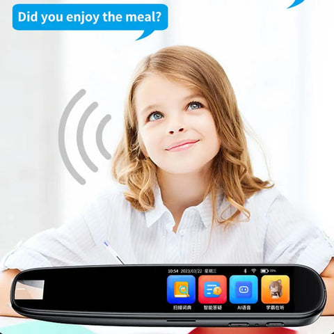 Smart Translator Pen – 112 Languages, Instant Voice & Text Scanner for Dyslexia & Autism.